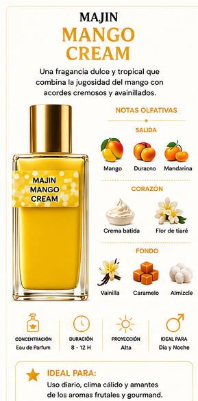 PISELLO PARFUM MAJIN MANGO CREAM EXTRAIT DE PARFUM 100ML