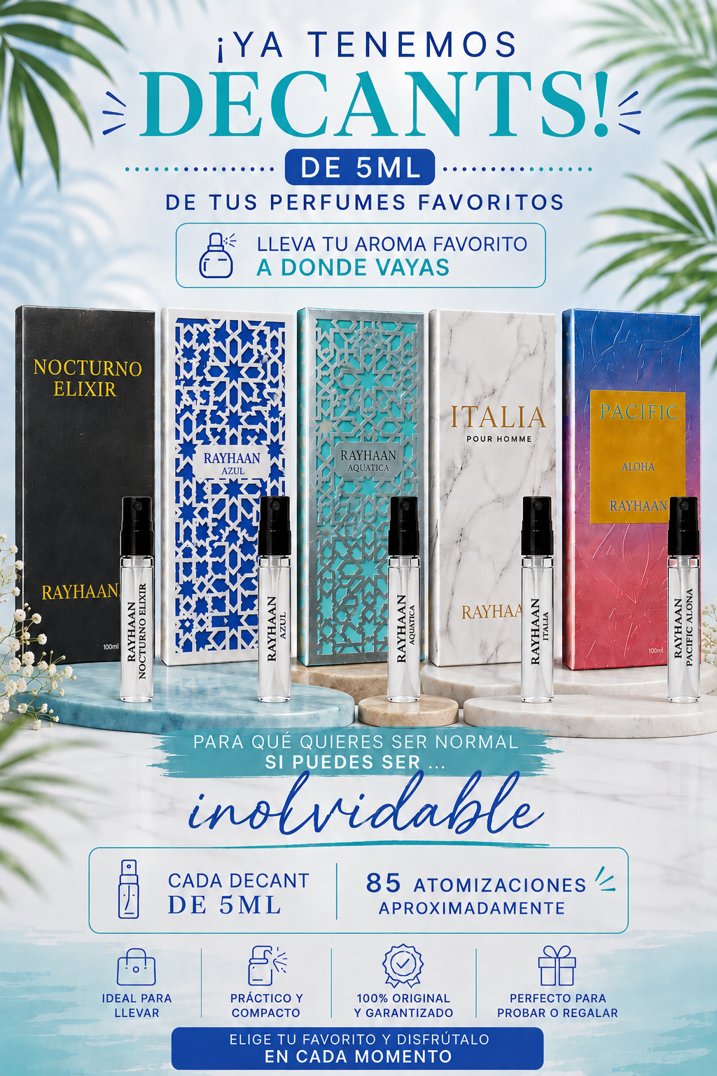 SET DECANTS RAYHAAN 5 X 5ML