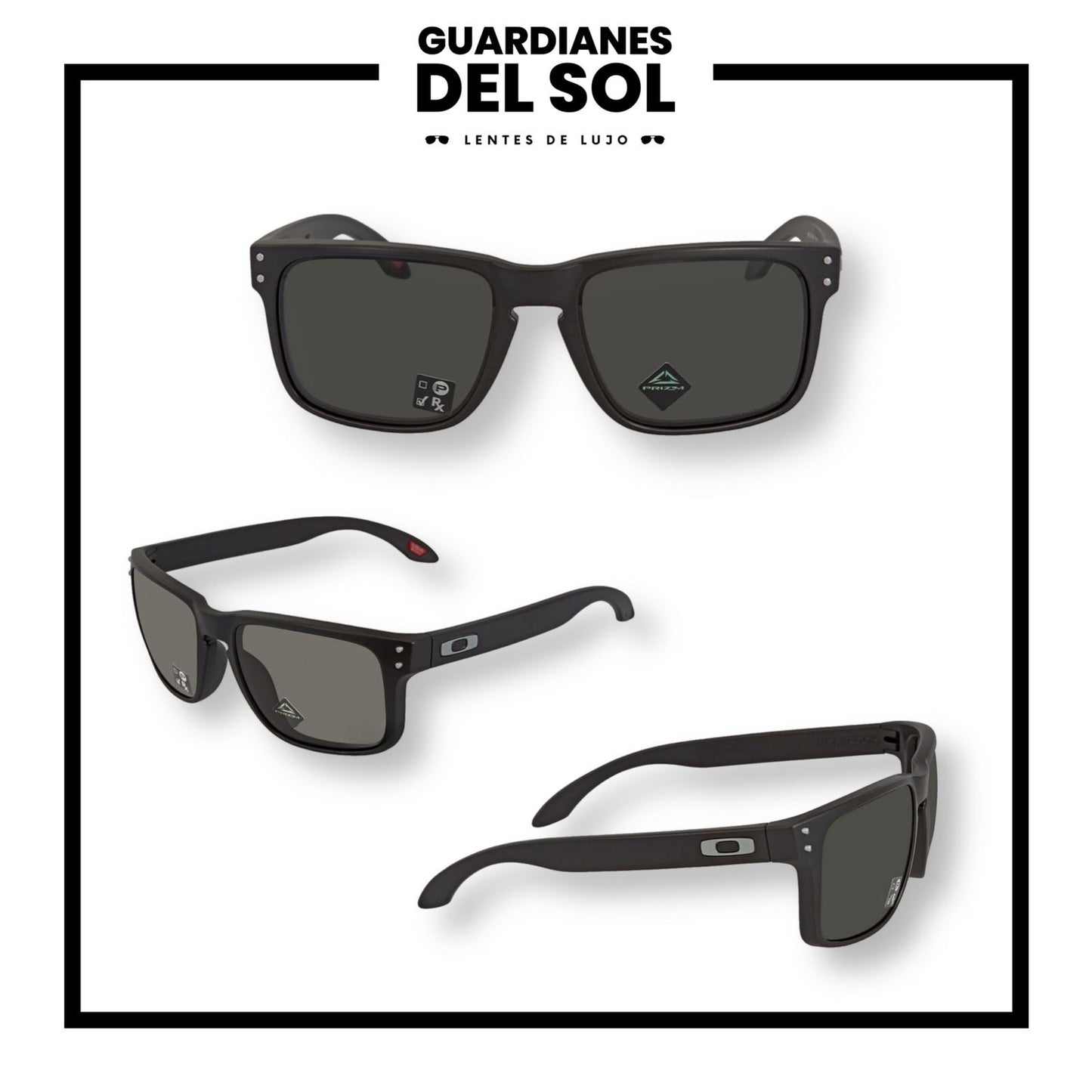 OAKLEY HOLBROOK PRIZM GREY SQUARE MEN'S SUNGLASSES