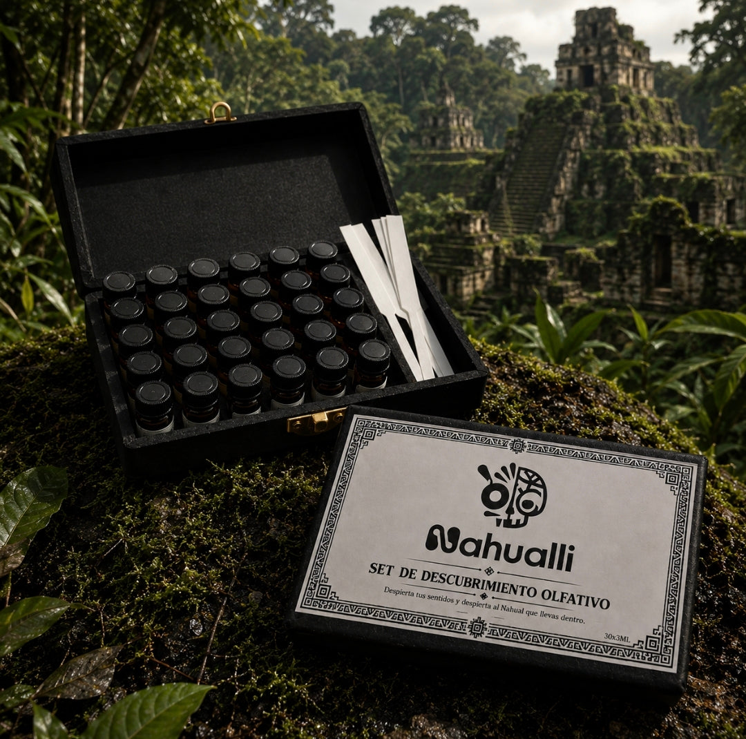 Set de DESCUBRIMIENTO OLFATIVO de Nahualli 30/3ML