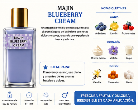 PISELLO PARFUM MAJIN BLUEBERRY MILSHAKE CREAM EXTRAIT DE PARFUM 100ML