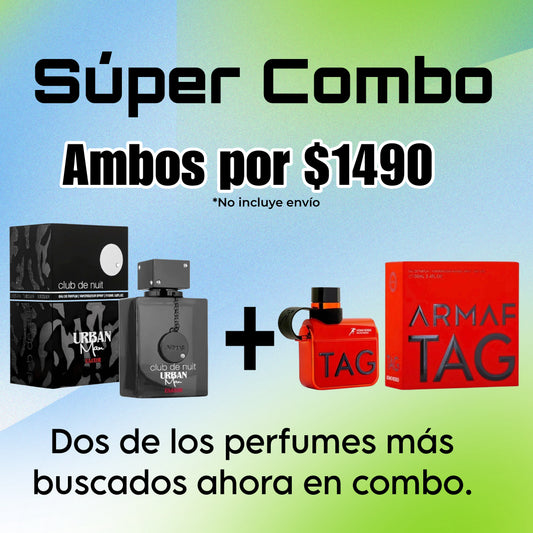 Club de Nuit Elixir y Tag Uommo Rosso 100 ML de Armaf