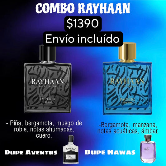 COMBO RAYHAAN IMPERIA 100 ML + PACIFIC 100ML